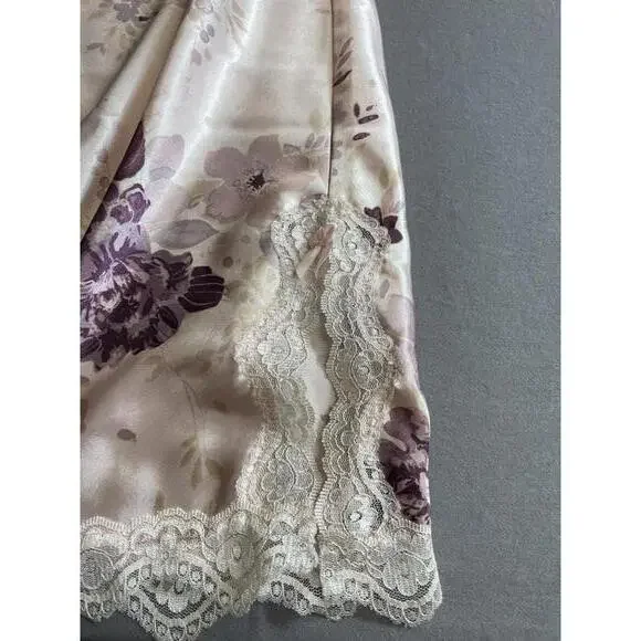 Gilligan & O’Malley satin floral nightgown XXXL - Picture 7 of 8